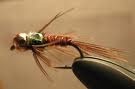 NYMPH Pheasant Tail Rubber Leg Flashback BEAD HEAD - 1 dozen