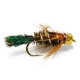 NYMPH Zug Bug BEAD HEAD  - 1 dozen